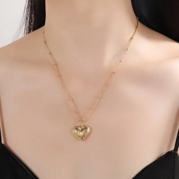 All Dolled Up Heart Necklace