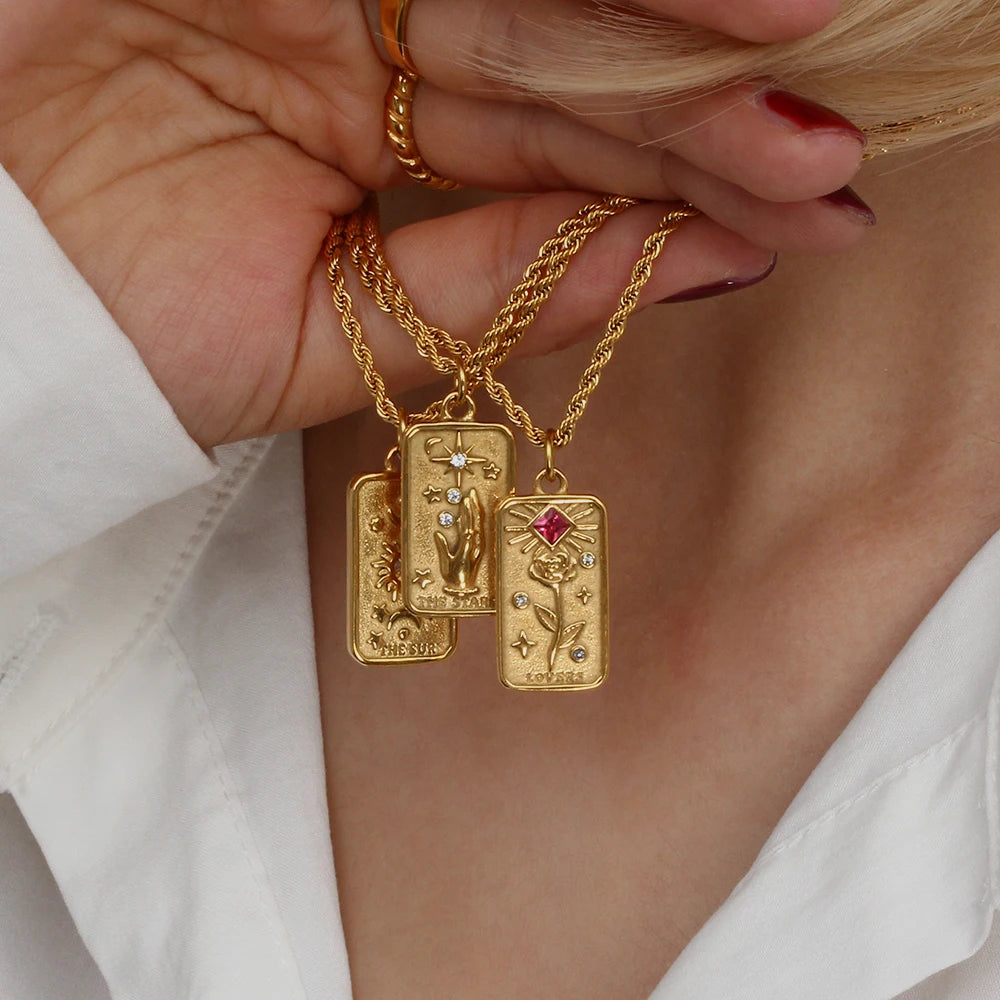 Celestial Muse Tarot Necklace