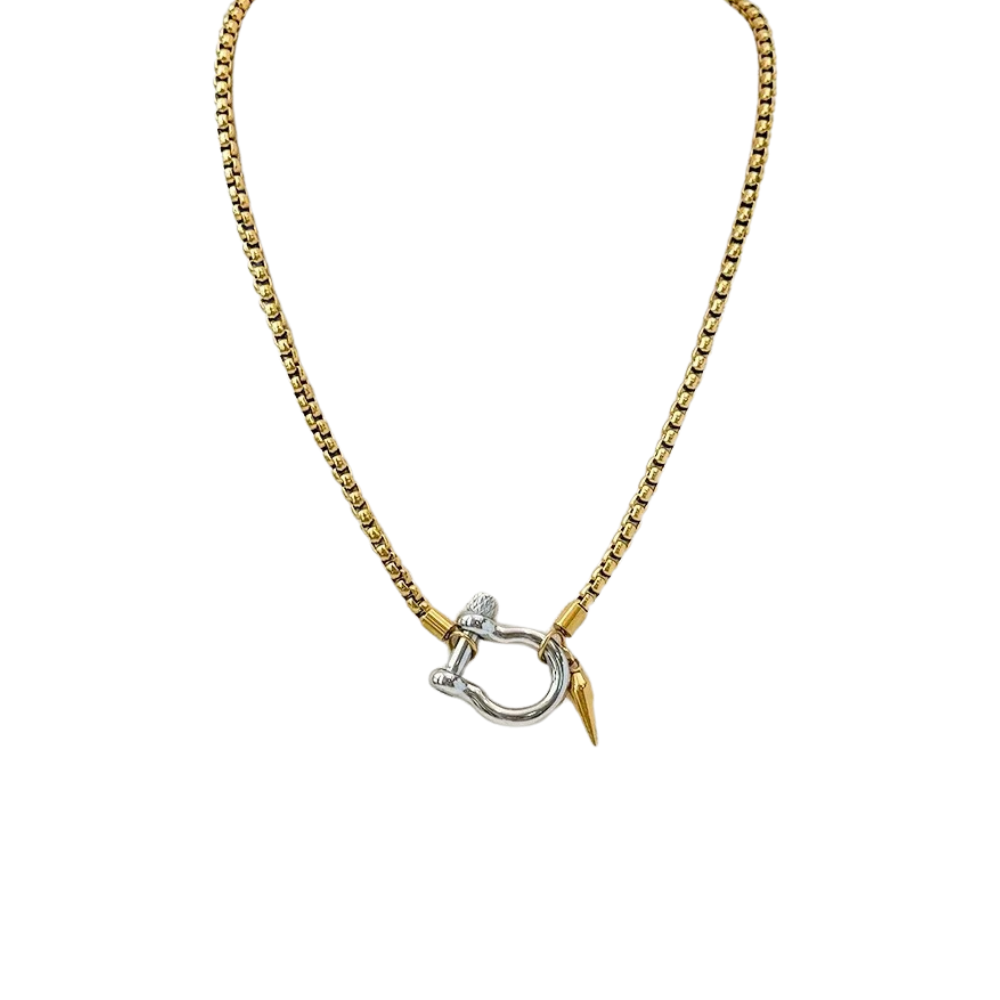 Equestrian Spirit Necklace with Spike