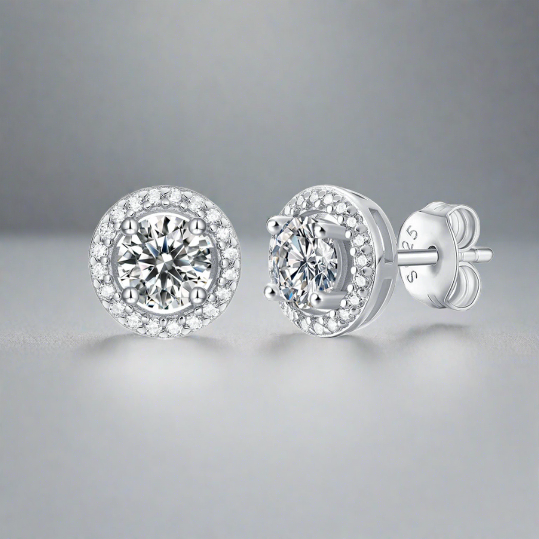 Moissanite Stud Earrings