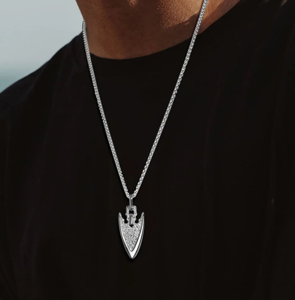 Valkyrie Necklace (Norse Arrowhead Pendant)