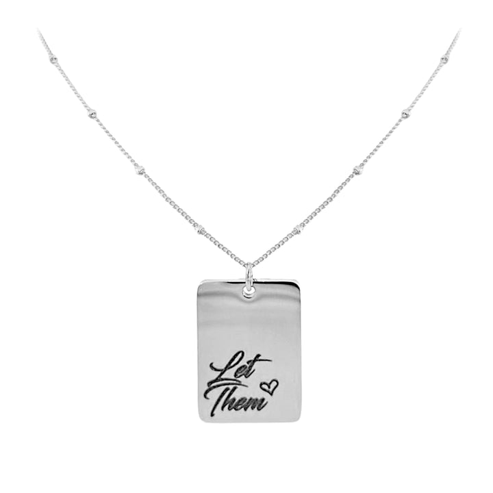 Let Them Tag Style Necklace