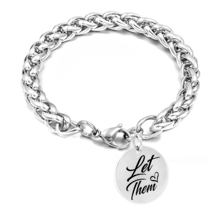 Let Them Braided Bracelet