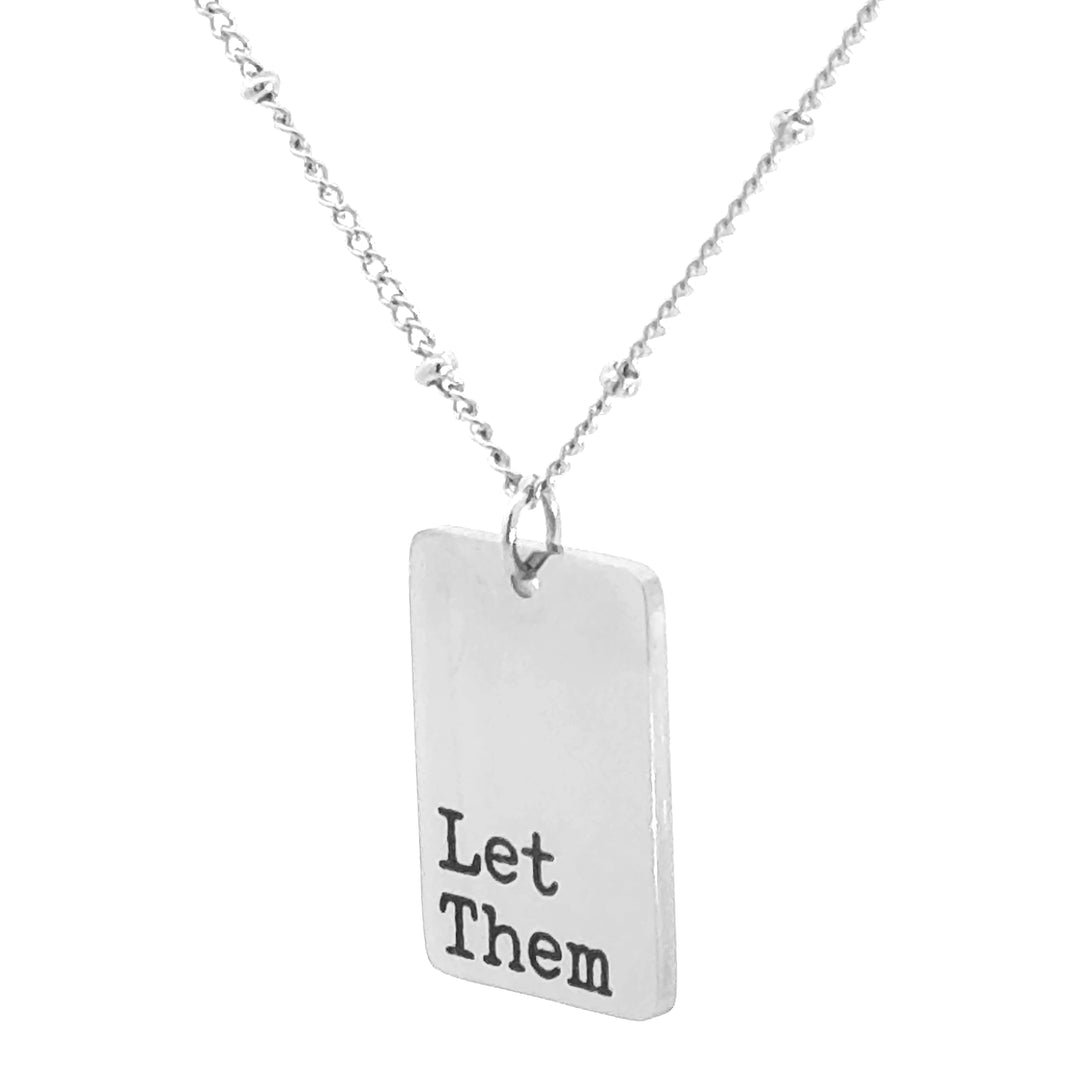 Let Them Tag Style Necklace