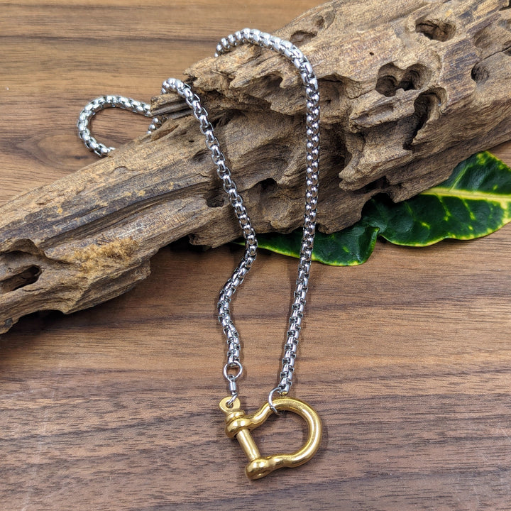 Steed Shackle & The Allure Heart Layered Necklace