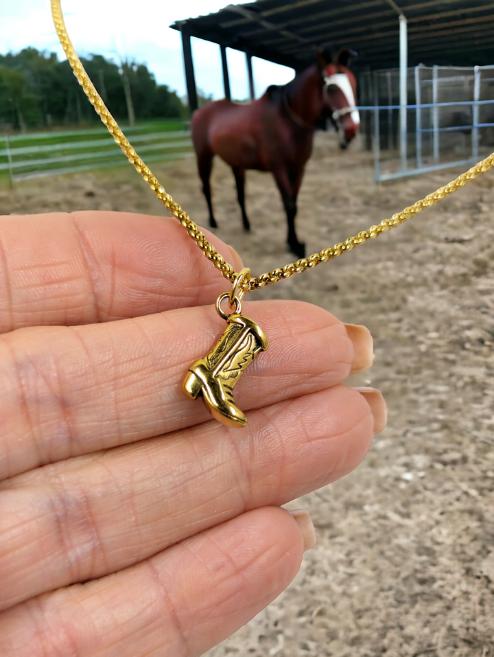'BOOTS' were made for Walkin' Necklace