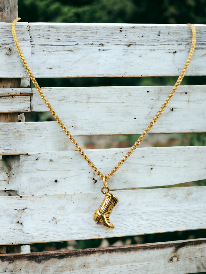 'BOOTS' were made for Walkin' Necklace