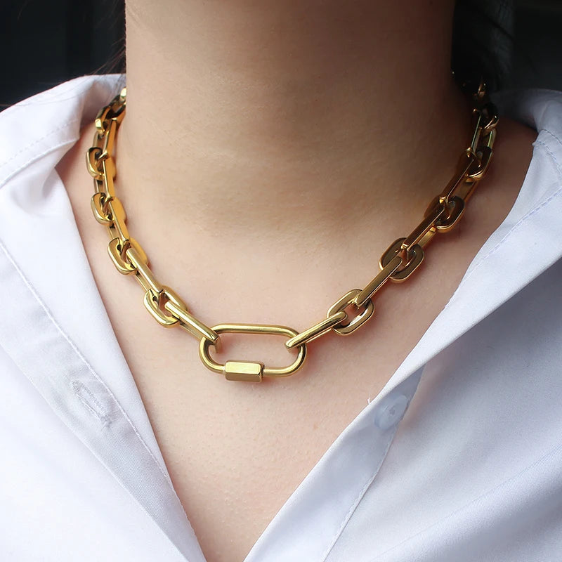 Luxelink Carabiner Necklace
