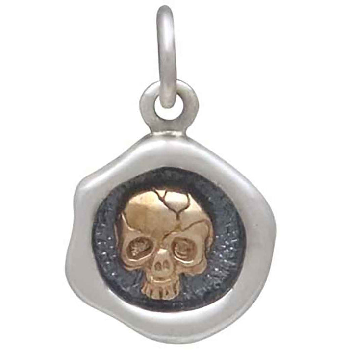 Grim Charm (Bronze Skull Wax Seal)