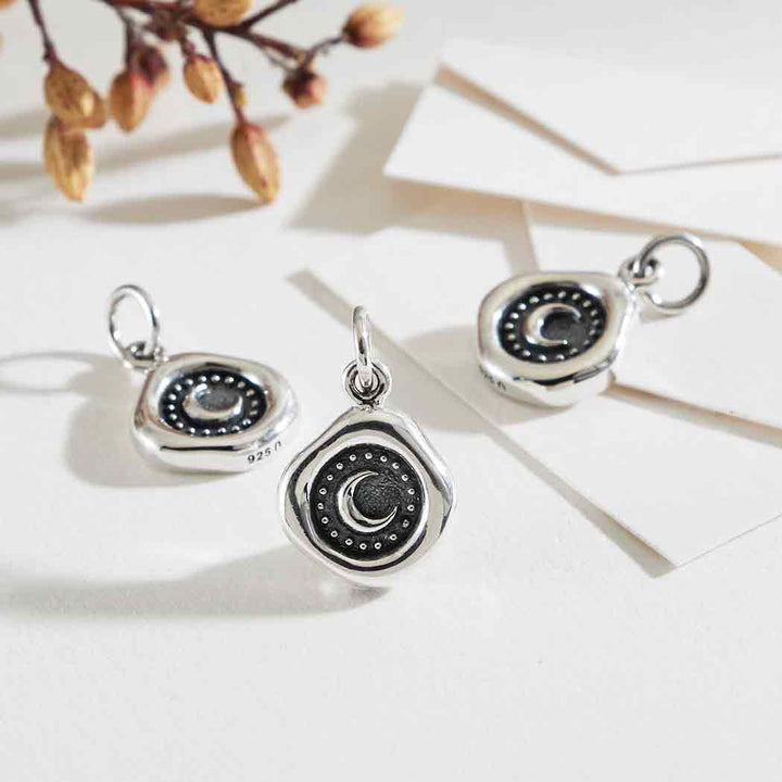 Selene Charm (Crescent Moon Wax Seal)