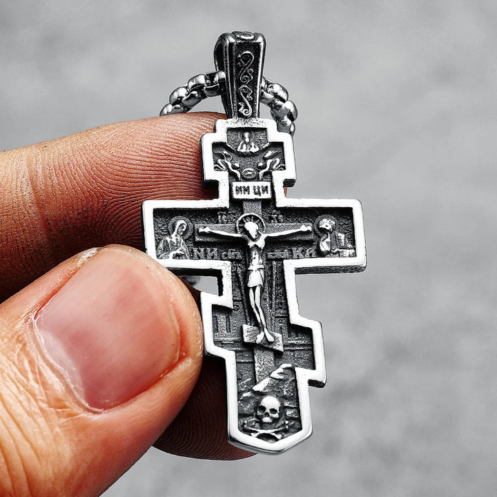 Devotion Necklace (Vintage Cross Pendant)