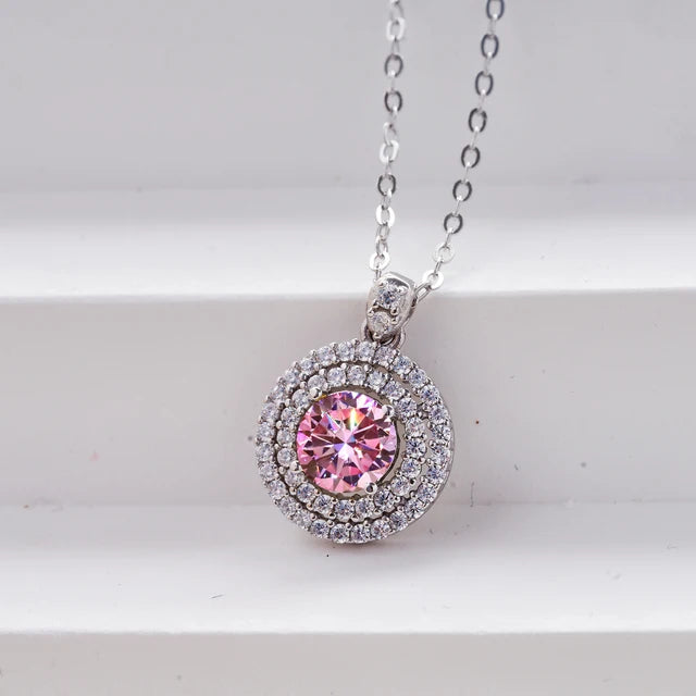 Solitaire Drop Necklace (Moissanite)