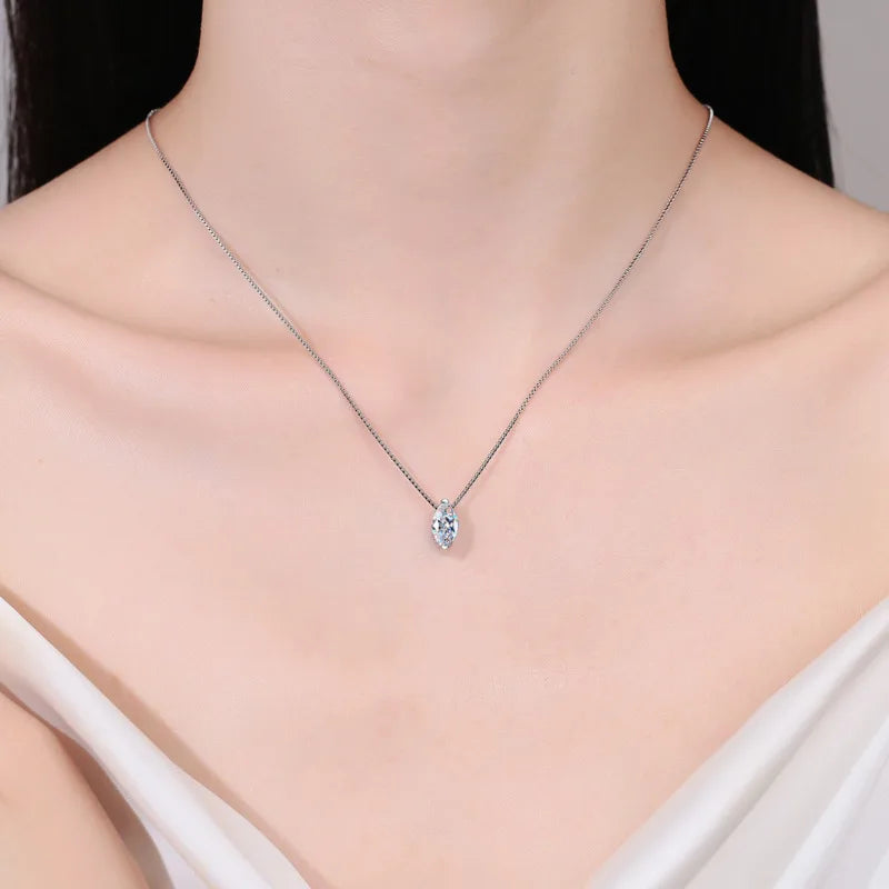 Moissanite Eye Necklace