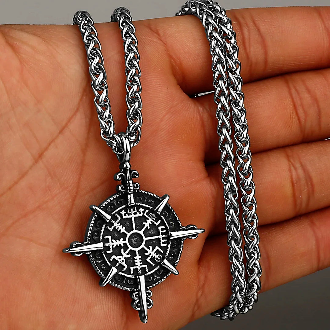 Viking's Compass Necklace