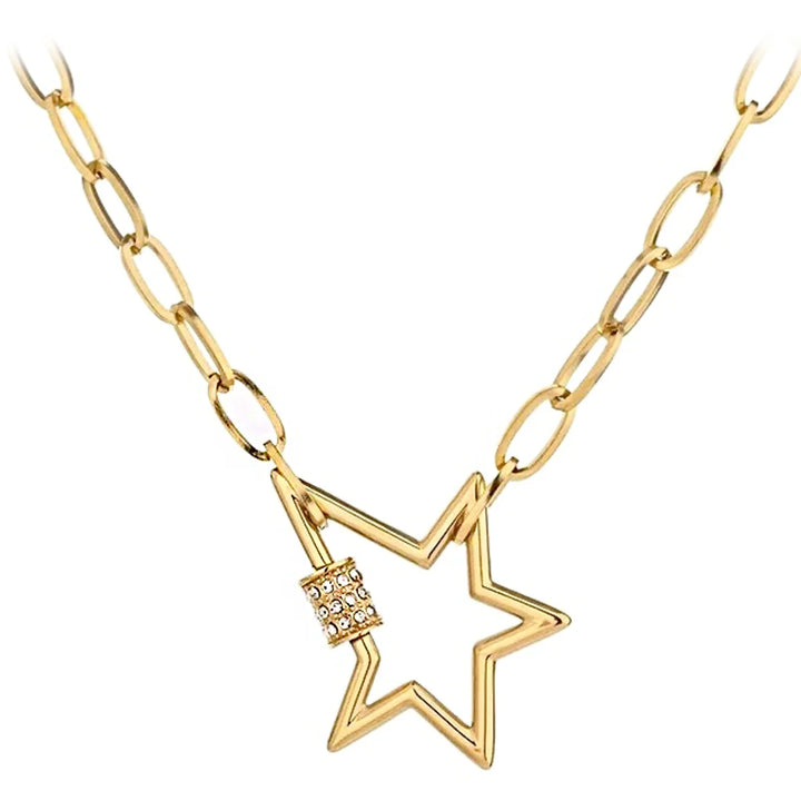 Stella Carabiner Star Necklace