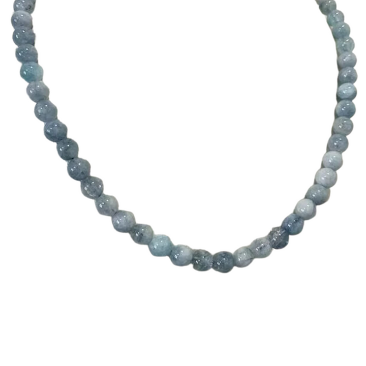 Serena Necklace (Aquamarine Healing Choker)