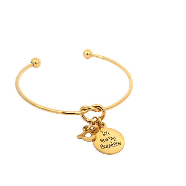 Personalized You are my Sunshine Knot Bracelet