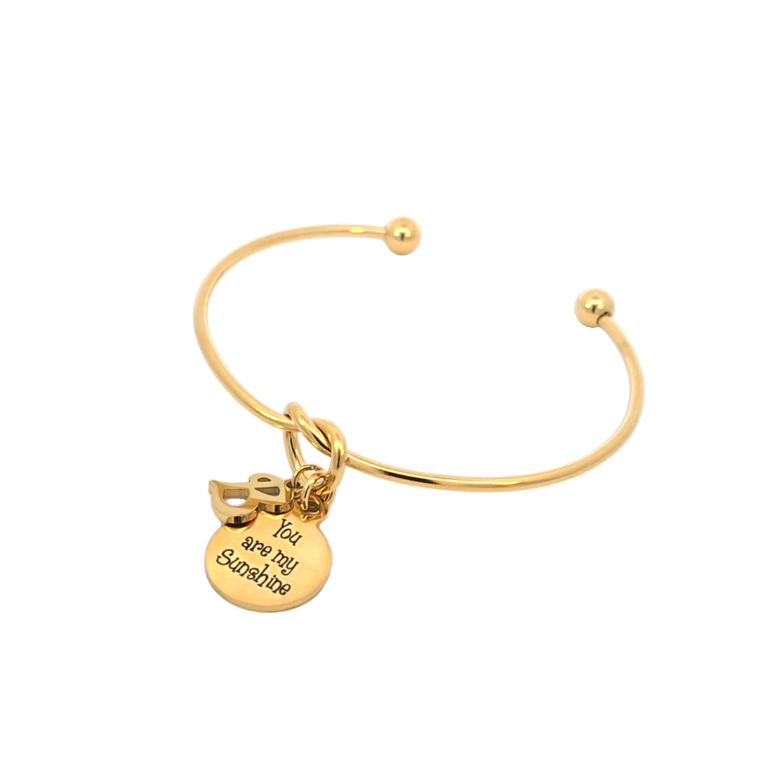 Personalized You are my Sunshine Knot Bracelet