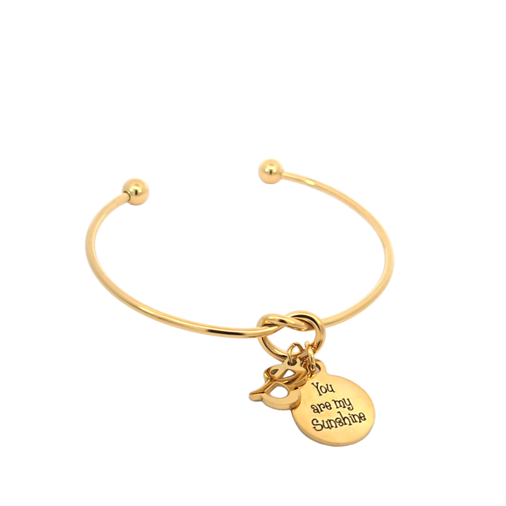 Personalized You are my Sunshine Knot Bracelet