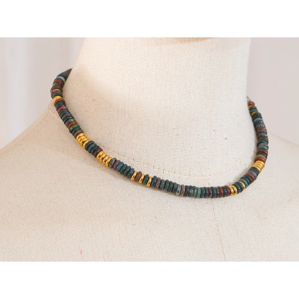 Luna Necklace (Natural Stone Chain)