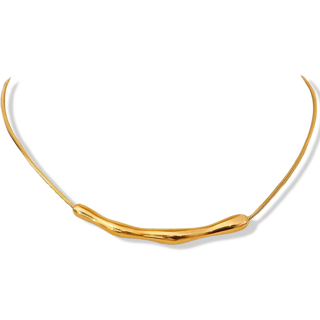 Eloise Curved Bar Necklace