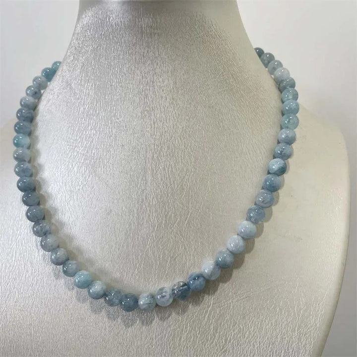 Serena Necklace (Aquamarine Healing Choker)