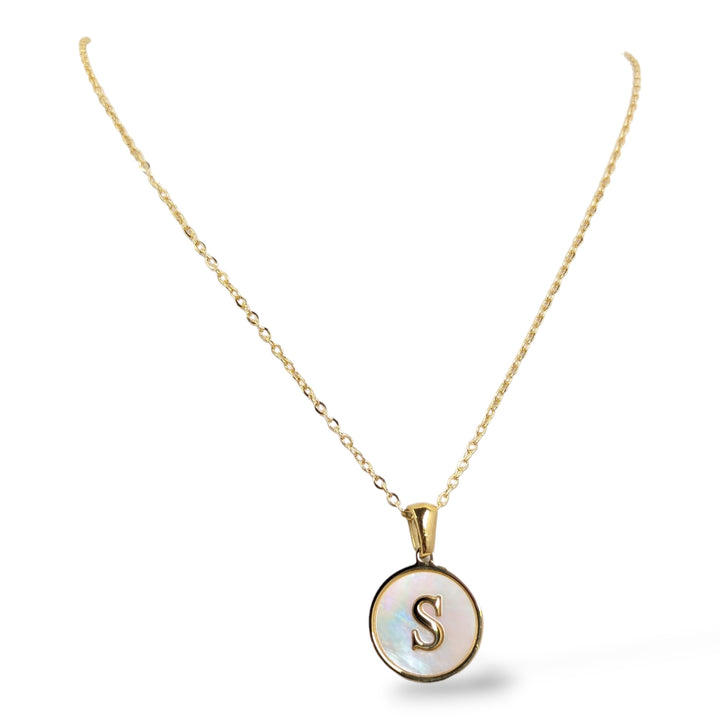 Shell Initial Necklace