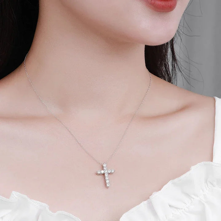 Radiant Faith Moissanite Necklace