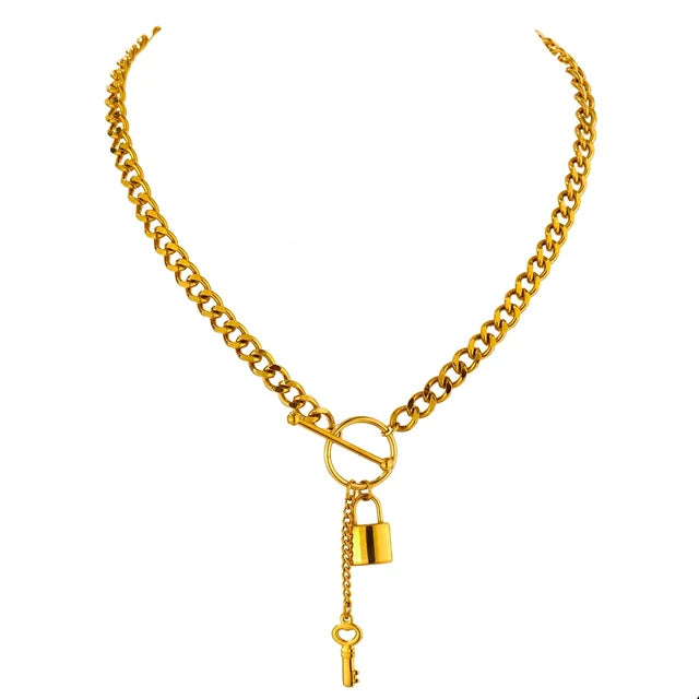 Lock & Key Necklace