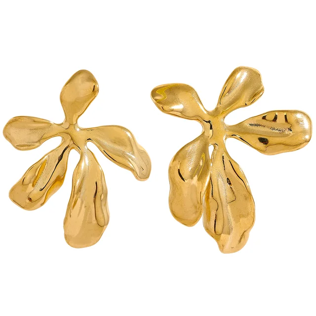 Bloom Earrings (Oversized Floral Studs)