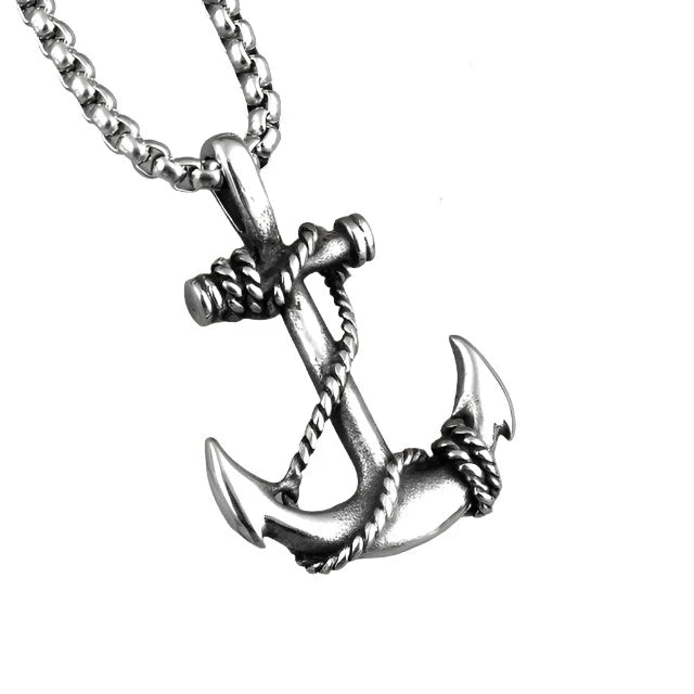 Mariner's Promise Necklace (Nautical Anchor Pendant)