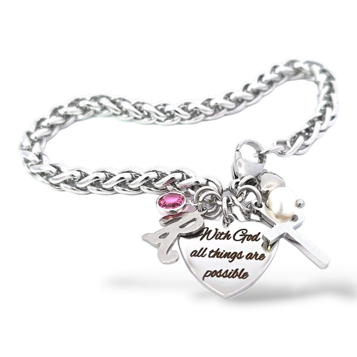 Faith bracelet - With God all things are Possible