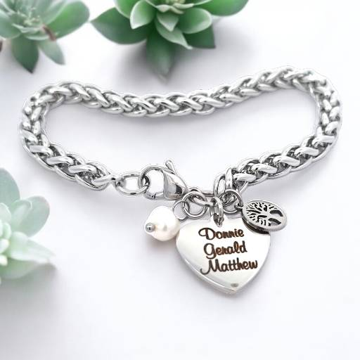 Personalized Family Tree Bracelet with Names