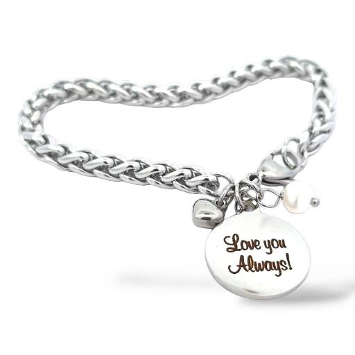 Engraved Mother's Bracelet with Names