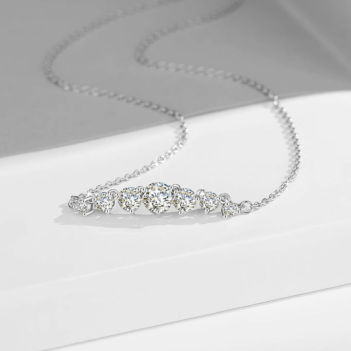 Crystal Glacier Moissanite Necklace