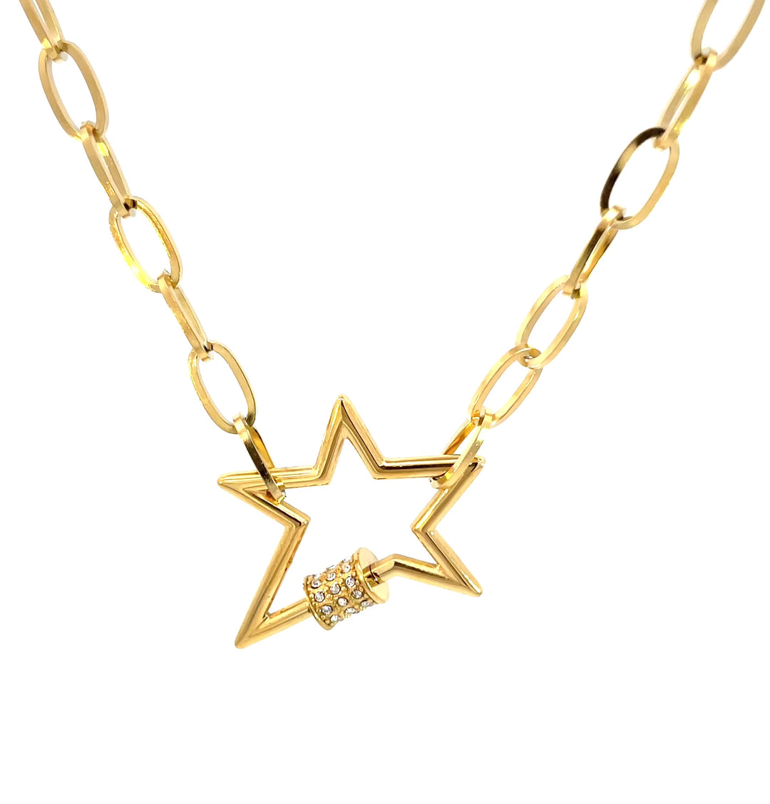 Stella Carabiner Star Necklace