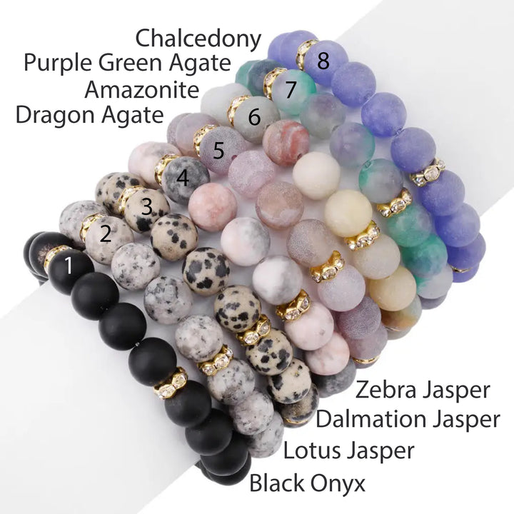Aurora Gem Stack Bracelets