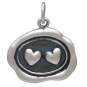 Valentina Charm (Double Heart Wax Seal)