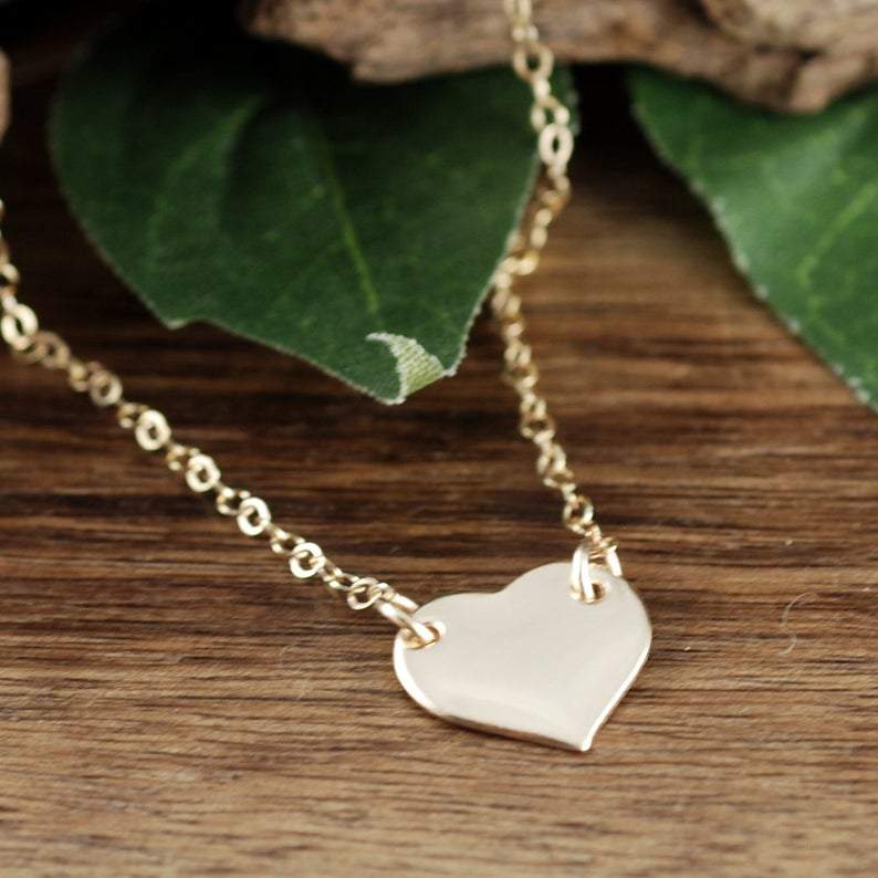 Dainty Heart Necklace - Love Necklace