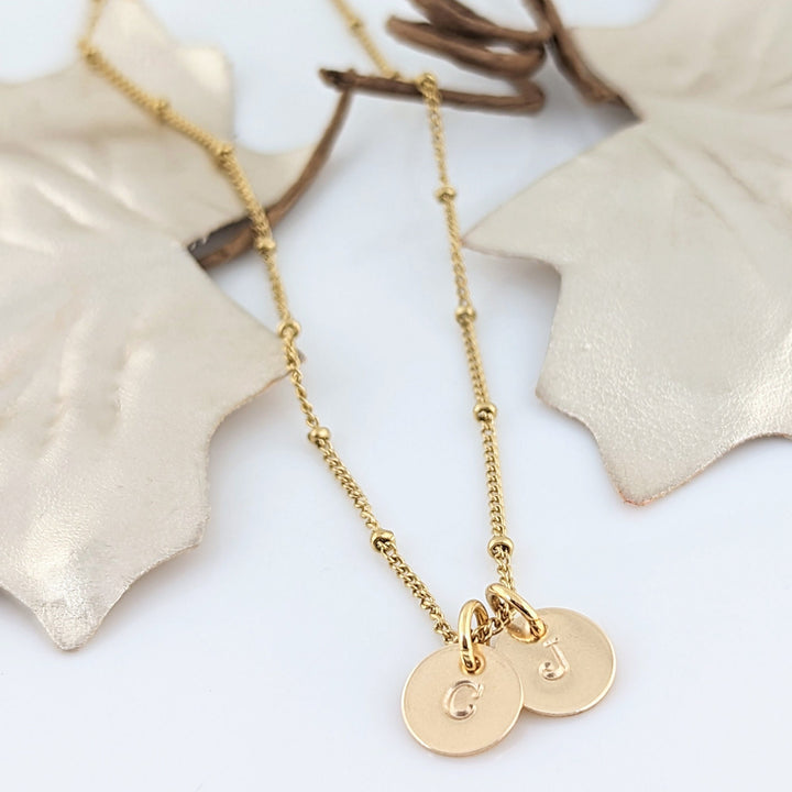 Personalized Initial Tag Necklace