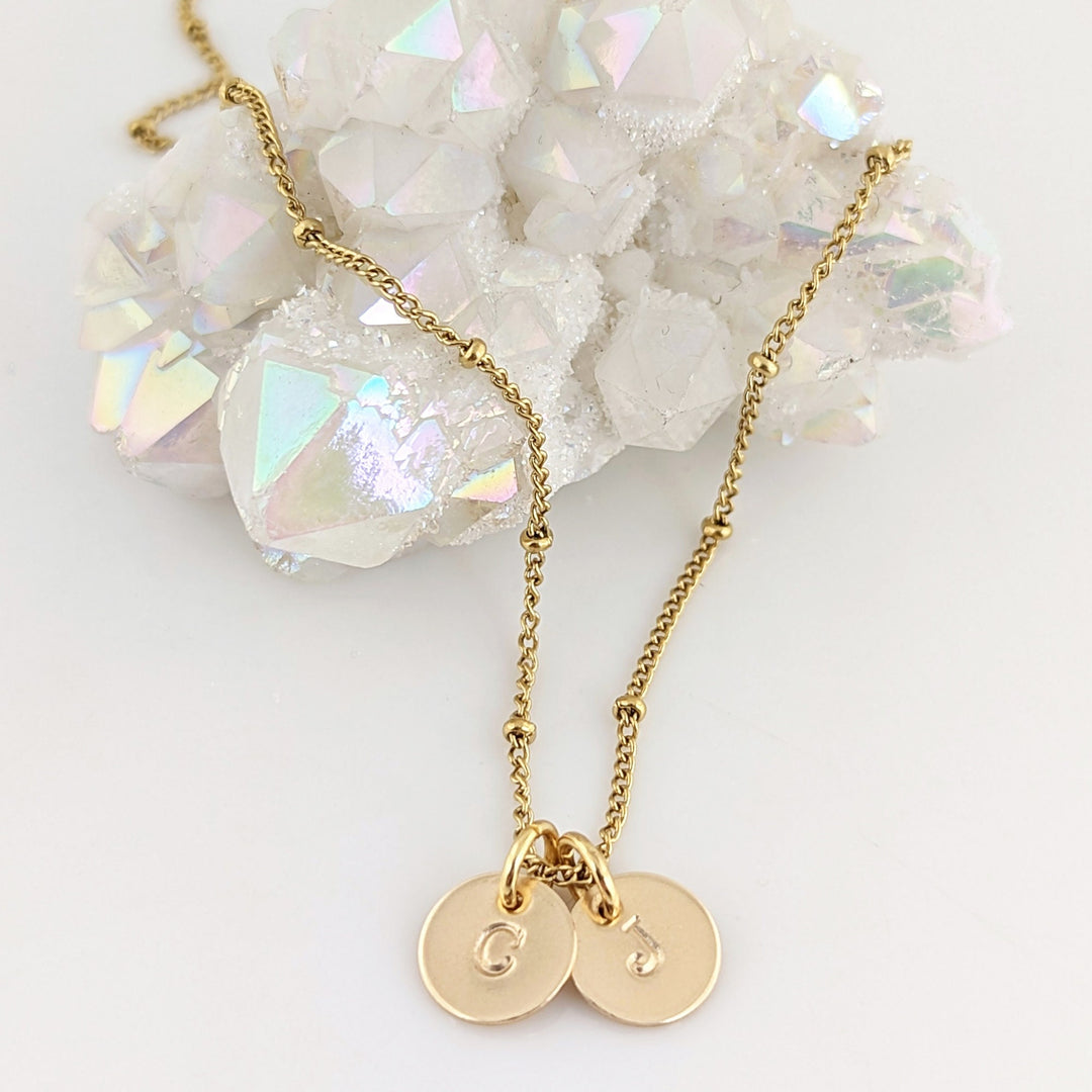 Personalized Initial Tag Necklace