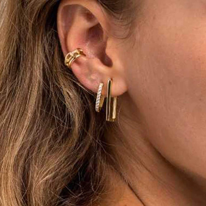 Arianna Square Hoop Earrings