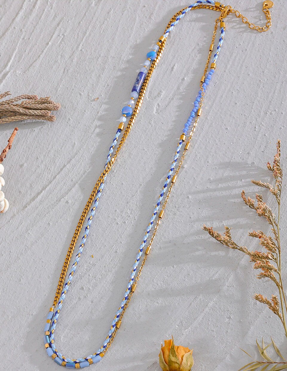 Mila Blue Wrap Bracelet