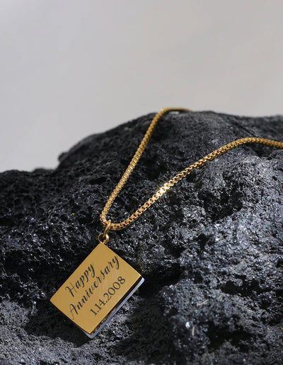 Genie 'Love' Message Necklace