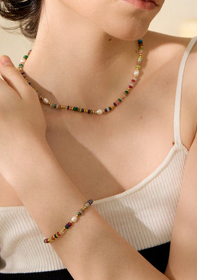 Maxie Friendship Gemstone Necklace