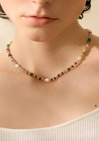 Maxie Friendship Gemstone Necklace