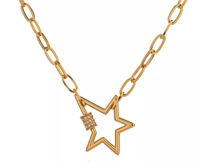 Stella Carabiner Star Necklace