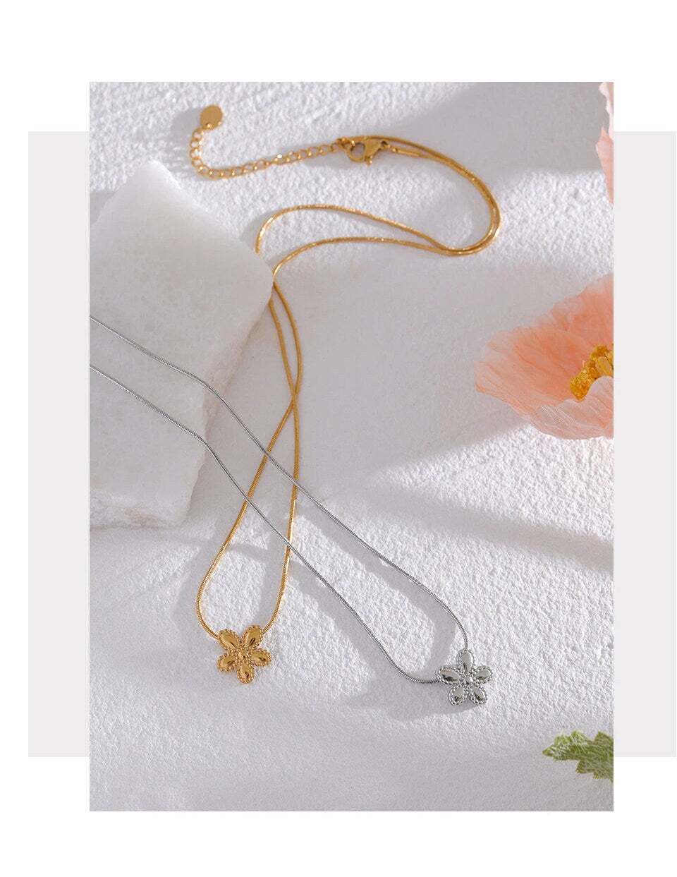 Margot Flower Pendant Necklace