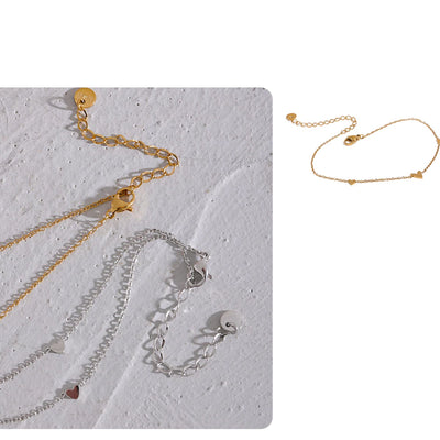 Dori 18K LOVE Anklet