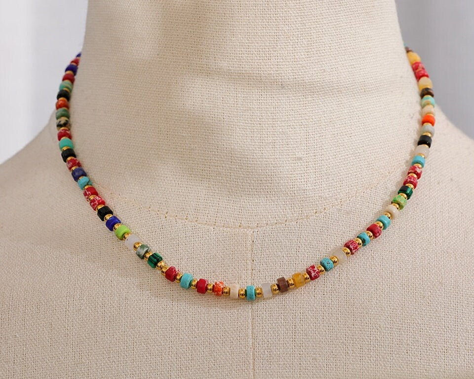 Valentina Natural Stone Necklace